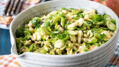 Shaved Brussels Sprout Salad