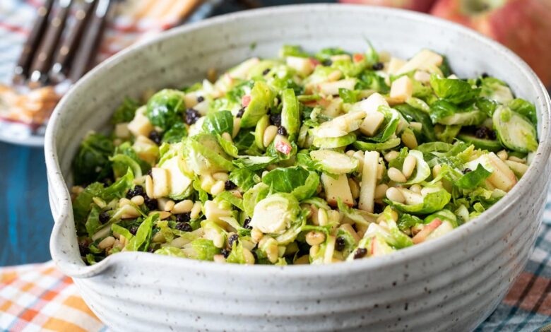 Shaved Brussels Sprout Salad