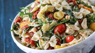 Solar-Dried Tomato Pasta Salad