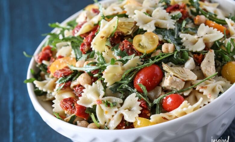 Solar-Dried Tomato Pasta Salad