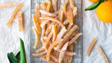 Candied Orange Peels Recipe