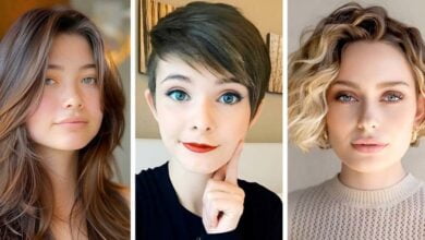 15 Haircut Ideas for Round Faces with Double Chin