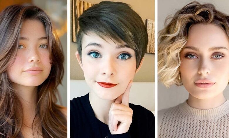 15 Haircut Ideas for Round Faces with Double Chin