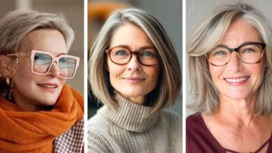 20 Short Haircuts for 50 Year Old Women with Glasses Trendy 2024