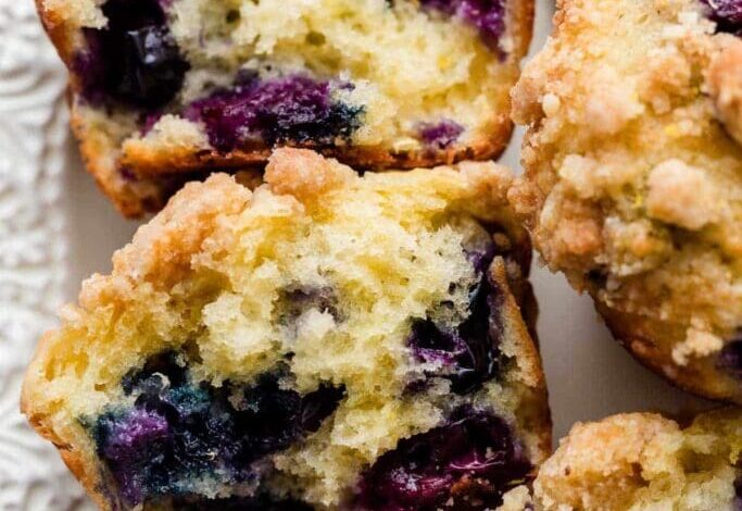 Lemon Blueberry Muffins Recipe