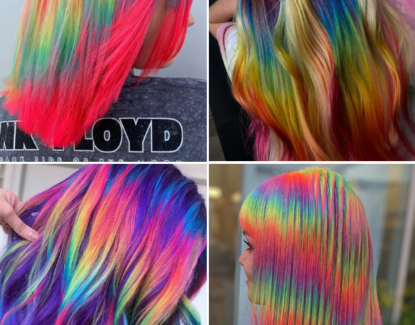 30 rainbow hairstyles that are too good to be true