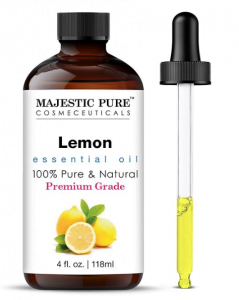 MAJESTIC PURE Lemon Essential Oil | 100% Pure and Natural Lemon Oil | Premium Grade Essential Oils for Hair Care, Home Diffusers, Skin, Aromatherapy, Massage and Humidifiers