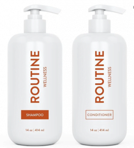 Shampoo and Conditioner Set for Stronger Hair - Biotin | Color Safe | Sulfate-Free | Vegan | Clinically Tested | Nourishing Oils and Vitamins - Coconut & Vanilla 14oz