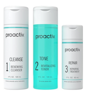 Proactiv 3 Step Acne Treatment - Benzoyl Peroxide Face Wash, Repairing Acne Spot Treatment for Face And Body