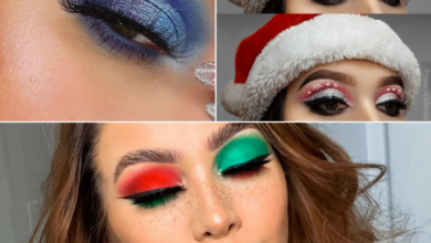 Over 20 attractive Christmas make-up ideas for a glamorous trip look