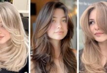 Long Tapered Curtain Bangs: 15 Trendy Hairstyle Ideas in 2024