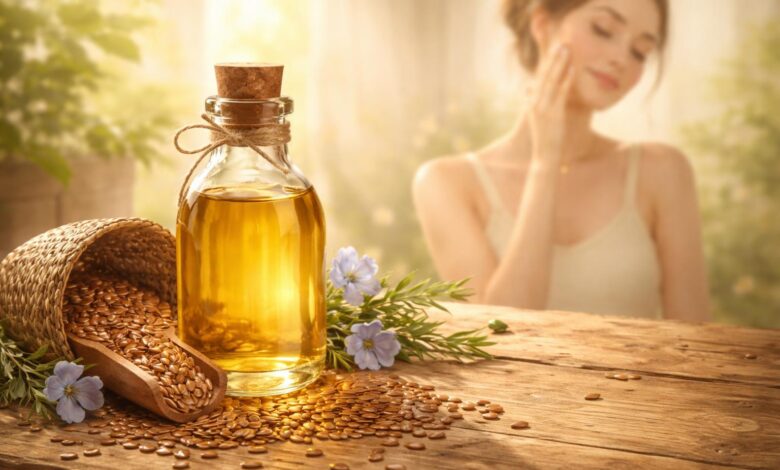 Flax Seed oil for skin and health