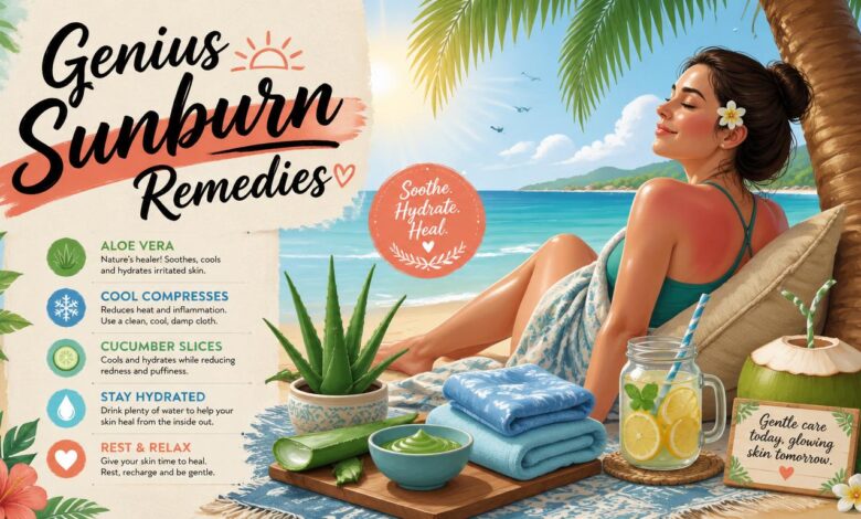 Genius Sunburn Remedies