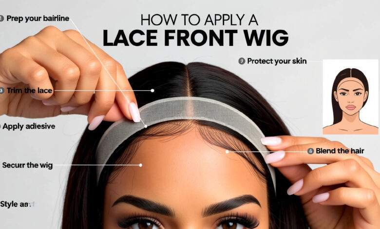 How to Apply a Lace Front Wig