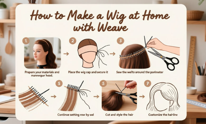 How to Make a Wig at Home with Weave