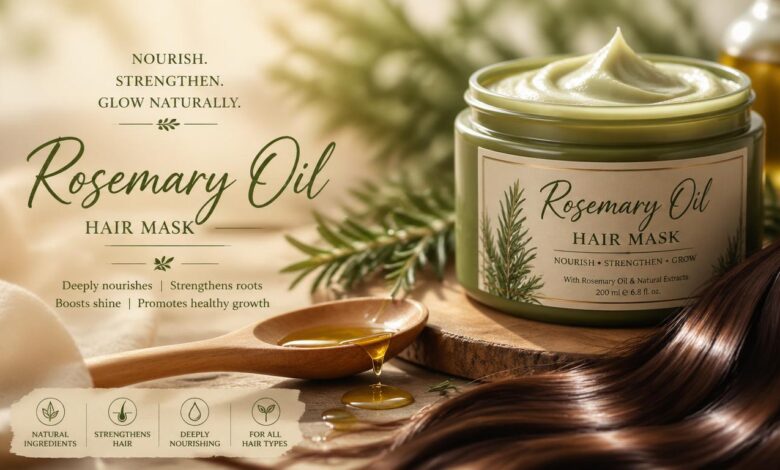 Rosemary Oil Hair Mask
