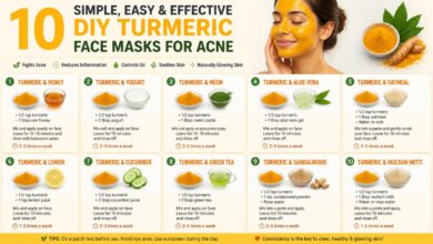 10 Simple, Easy & Effective DIY Turmeric Face Masks for Acne