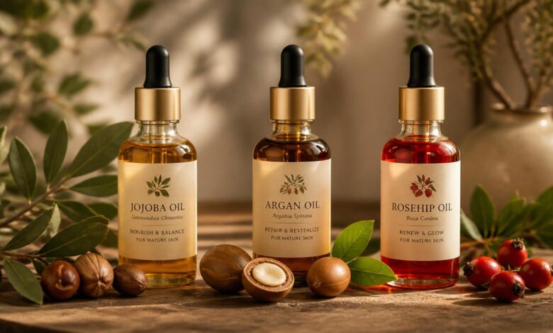 3 Natural Oils for Mature Skin