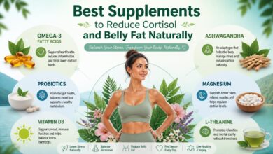 Best Supplements to Reduce Cortisol and Belly Fat Naturally