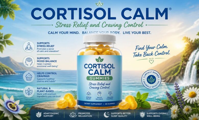 Cortisol Calm Gummies for Stress Relief and Craving Control