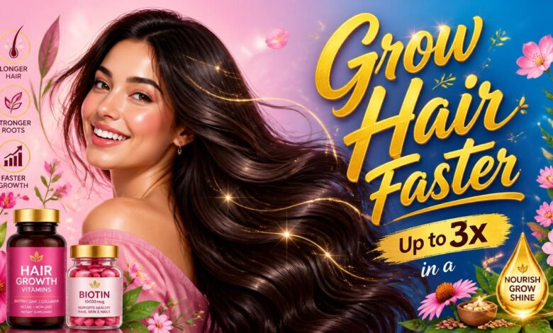 Grow Hair Faster (Up to 3x!)