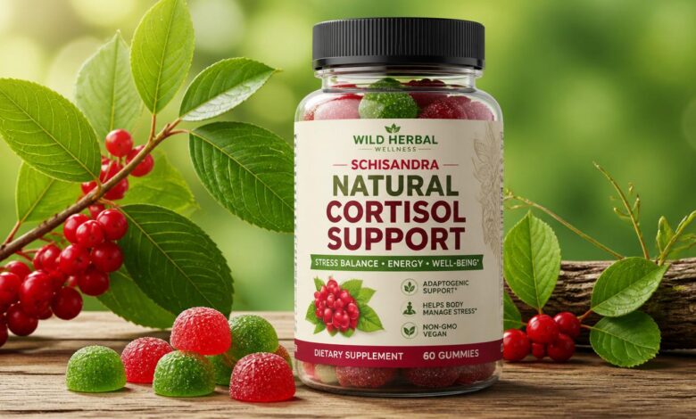 Healthy Schisandra Gummies for Natural Cortisol Support
