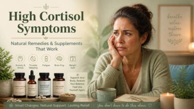 High Cortisol Symptoms Natural Remedies & Supplements That Work