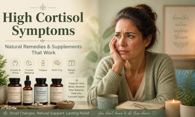 High Cortisol Symptoms Natural Remedies & Supplements That Work