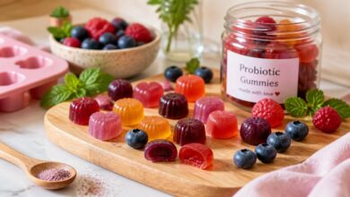 Homemade Probiotic Gummies for Gut Health and Wellness