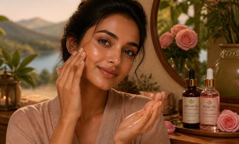 How to Use Argan & Rose Oils for Premature