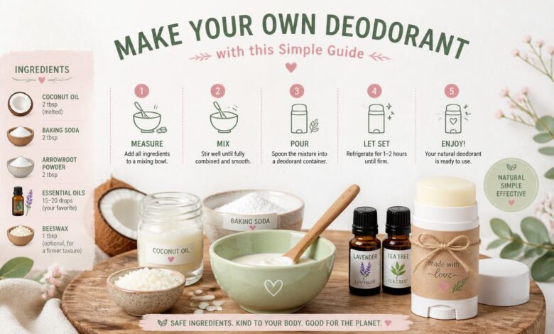 Make Your Own Deodorant with this Simple Guide