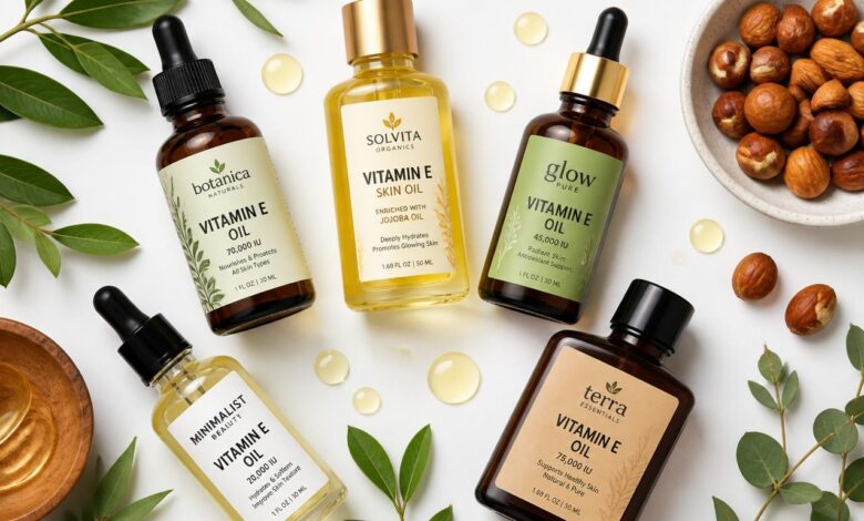 My Top 5 Vitamin E Oils for GLOWING Skin