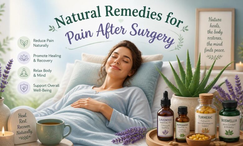 Natural Remedies for Pain After Surgery