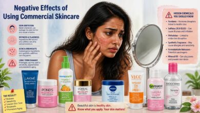 Negative Effects of Using Commercial Skincare
