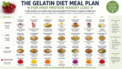 The Gelatin Diet Meal Plan for High Protein Weight Loss