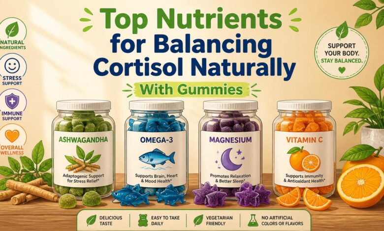 Top Nutrients for Balancing Cortisol Naturally With Gummies