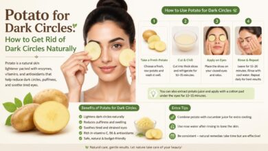 Potato for Dark Circles