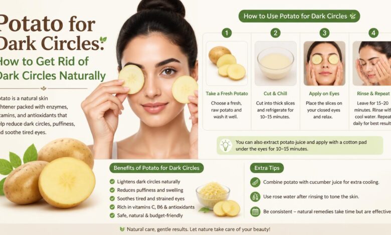 Potato for Dark Circles